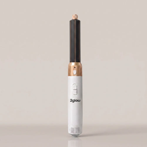 2glow AirStyler 5in1 — Weiß-Gold