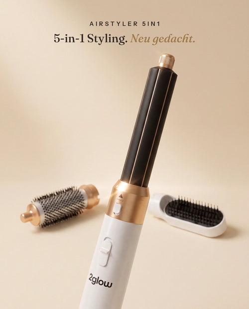 Der 2glow AirStyler 5in1 — 5-in-1 Styling neu gedacht