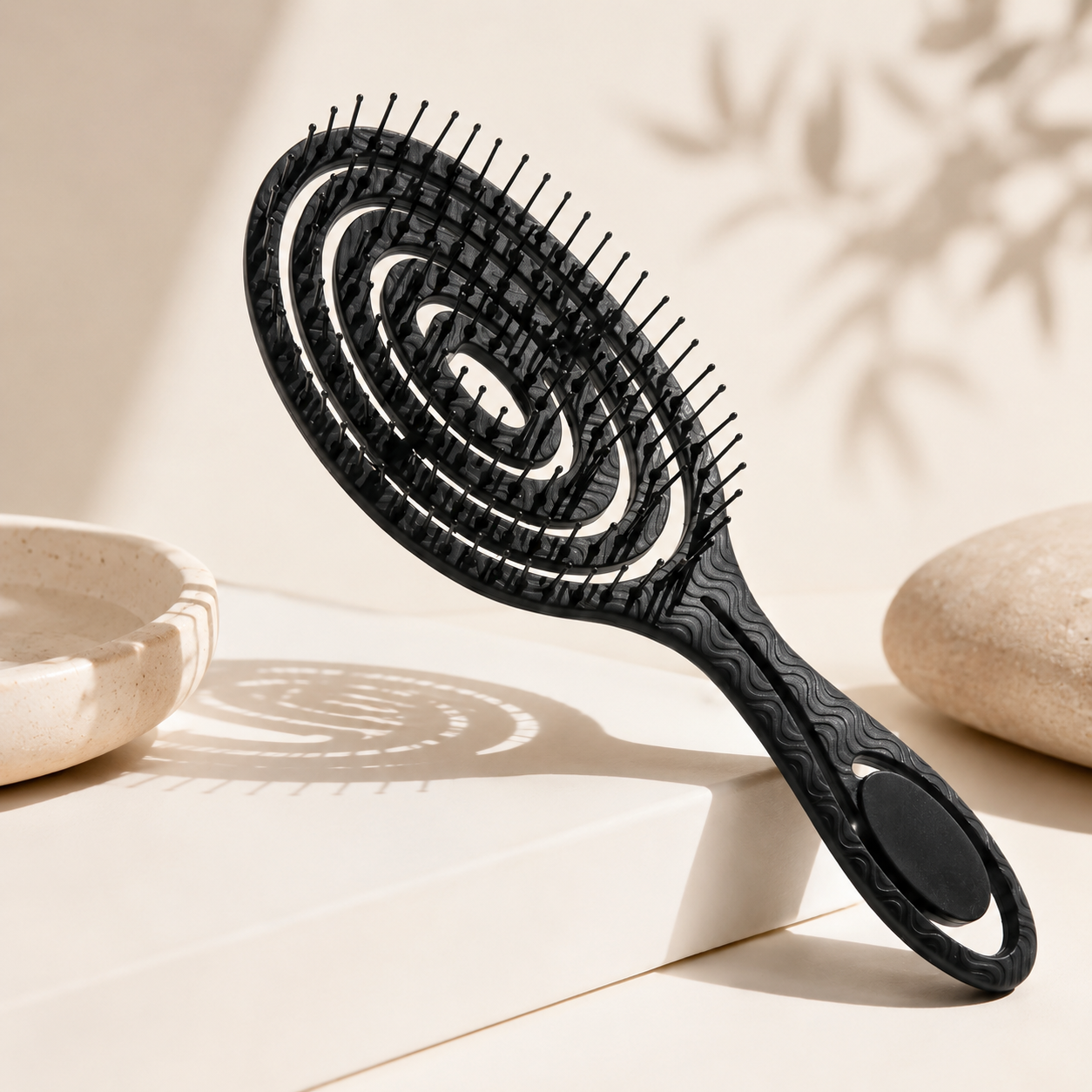 2glow™ AirBrush — Anti-Zieh- und Entwirrbürste