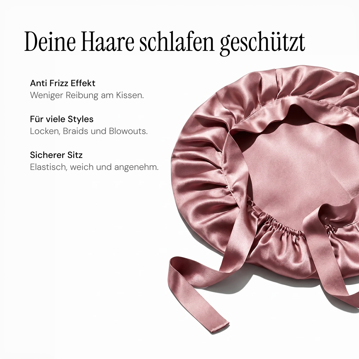2glow™ SilkBonnet — Seidenhaube zum Schlafen