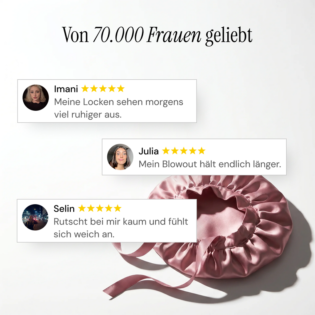 2glow™ SilkBonnet — Seidenhaube zum Schlafen