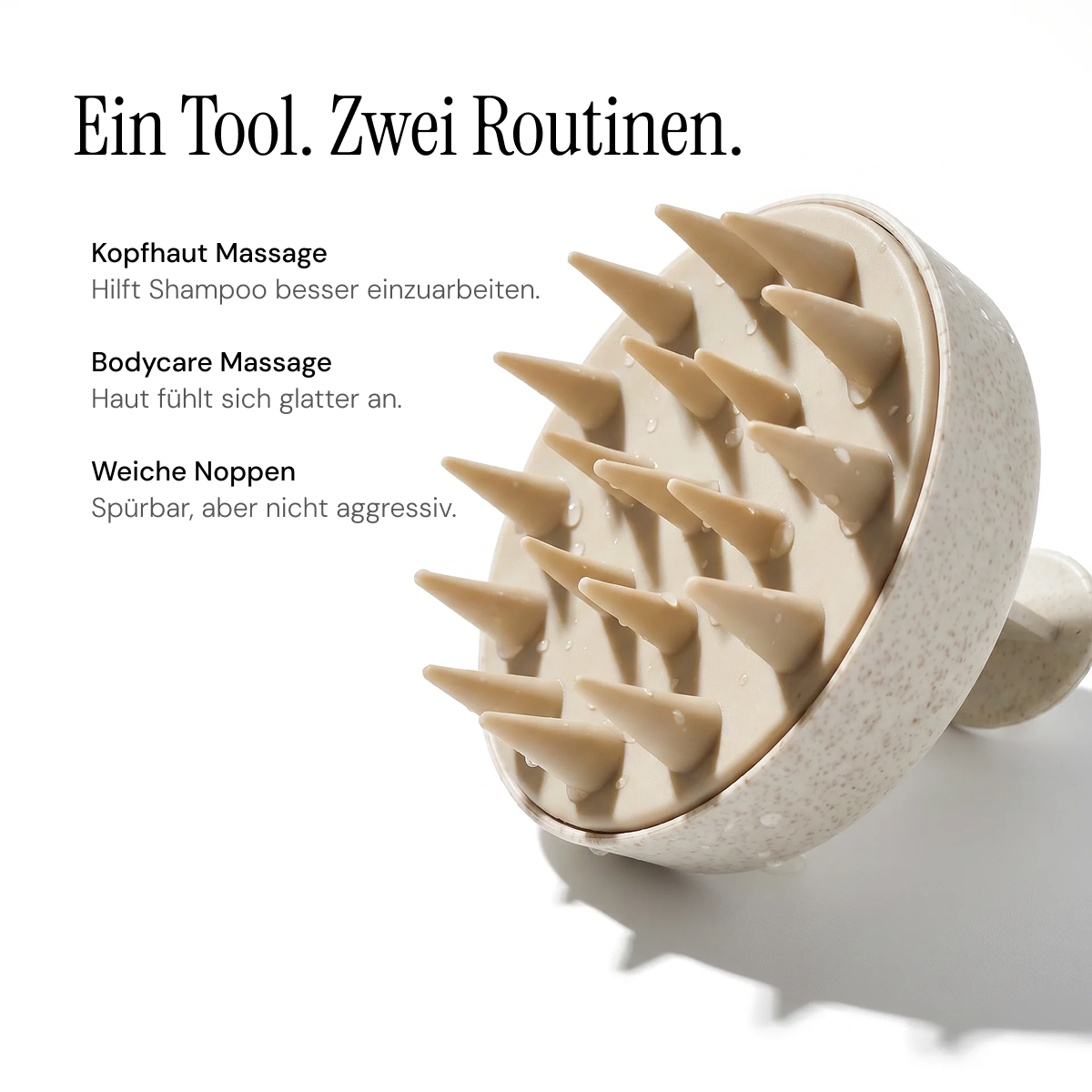 2glow™ Scalp & Body — Massagebürste