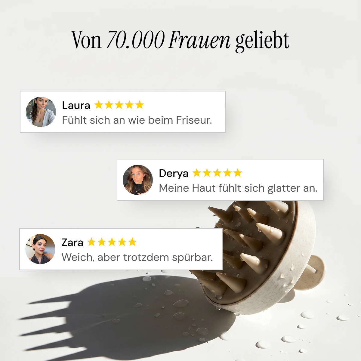 2glow™ Scalp & Body — Massagebürste
