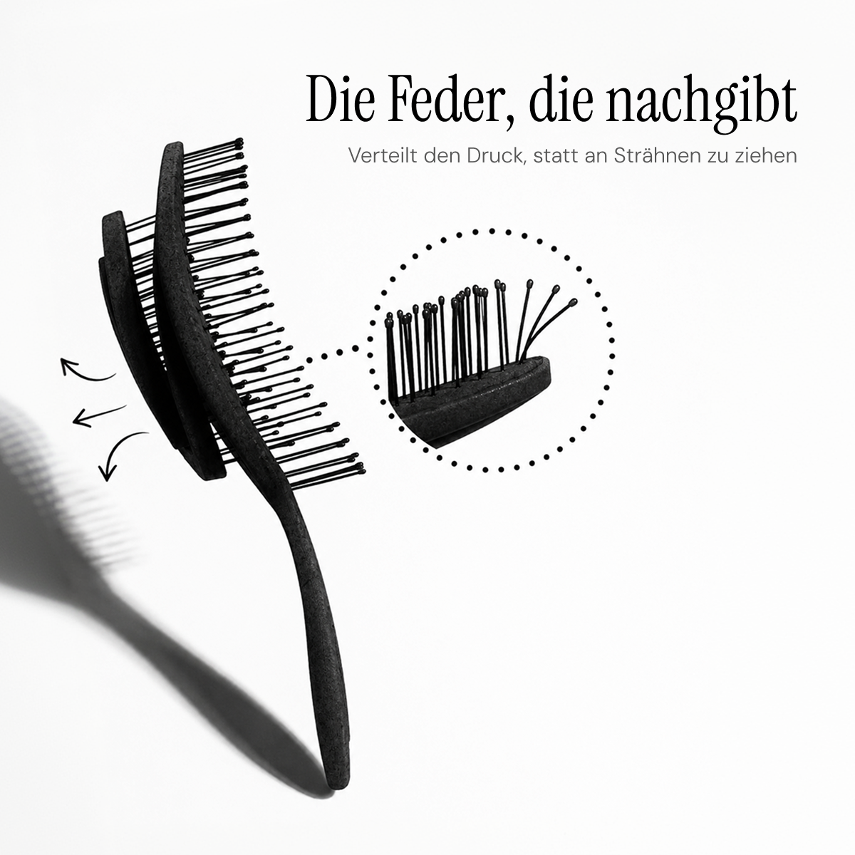 2glow™ AirBrush — Anti-Zieh- und Entwirrbürste